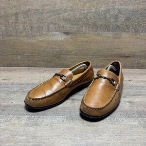 Footjoy Tan Leather Horsebit Loafers Men's Size 10.5